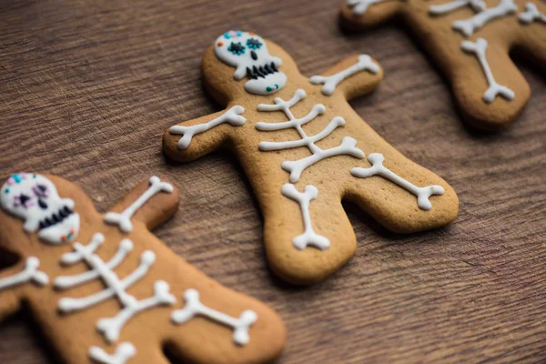 Složení halloween cookies — Stock fotografie
