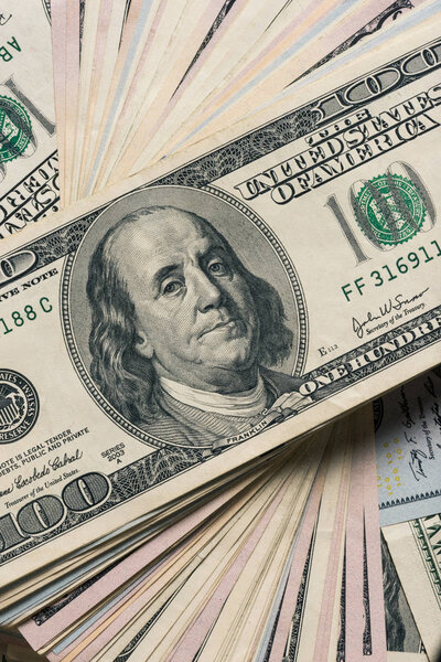 dollar banknotes background