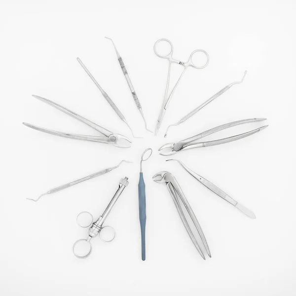 Set of dental instruments — Stock Photo, Image