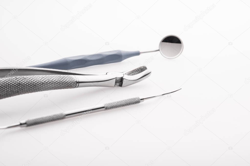 set of dental instruments