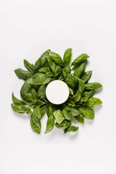 Organic mint cream — Stock Photo, Image