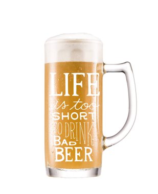 mug of cold beer clipart
