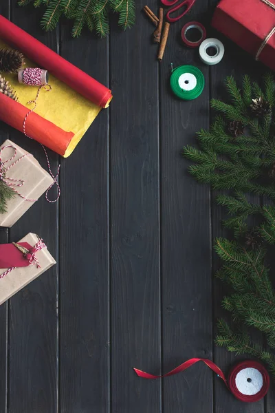 Noel hediyeler kompozisyon