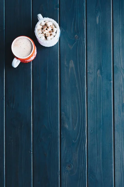 Kopjes van cacao drank — Stockfoto