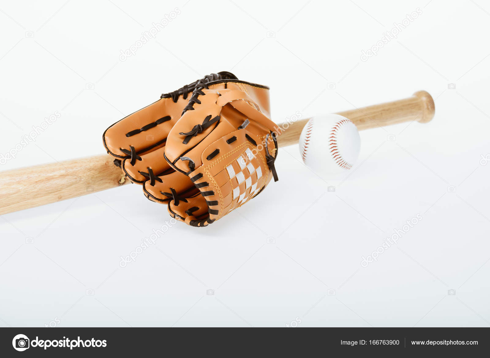 Guante, pelota y bate de béisbol - Foto de stock gratis © VadimVasenin