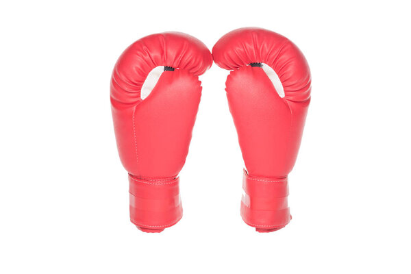 red boxing gloves
