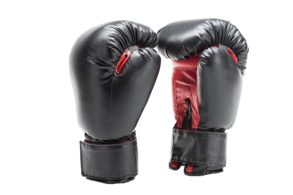 Guantes de boxeo negros — Foto de Stock