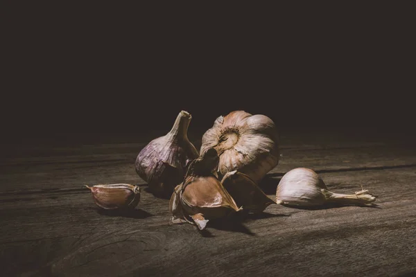 Healthy organic garlic — Stock Photo, Image