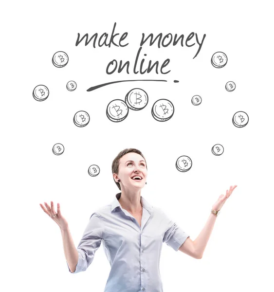 Make money online — Stock Photo, Image