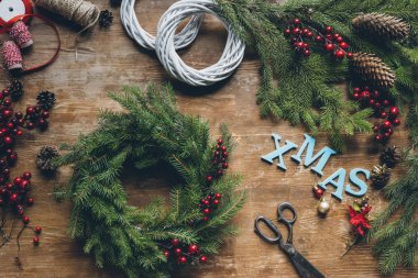 köknar çelenk Xmas için