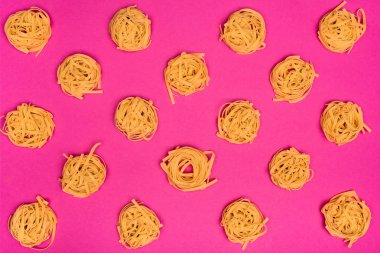 raw pasta nests clipart