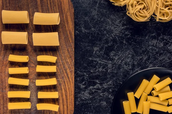 Various raw pasta — Stock Image Various raw pasta Royalty Free Stock Images