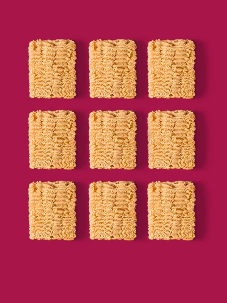 Instant noodles composition — Stock Photo, Image