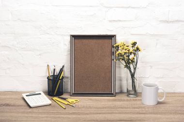 Tablo boş fotoğraf çerçevesi
