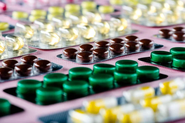 Medicine in blister packs — Stock Photo, Image