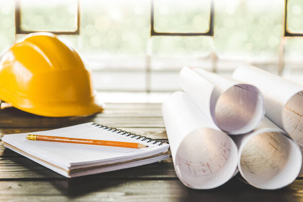 architectural supplies at workplace