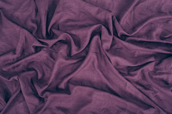 Textura de linho roxo — Fotografia de Stock