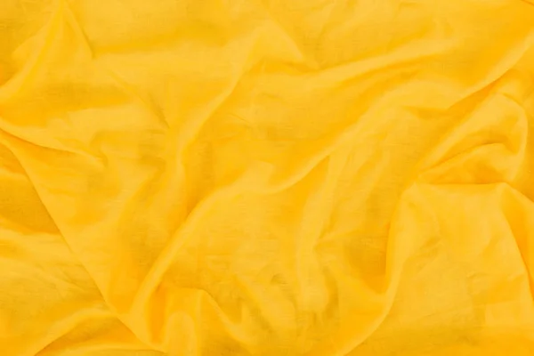 Żółty bielizny tekstura — Zdjęcie stockowe
