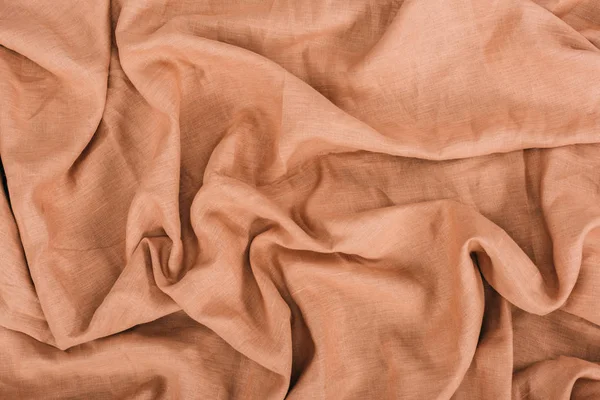 Textura de lino marrón claro — Foto de Stock