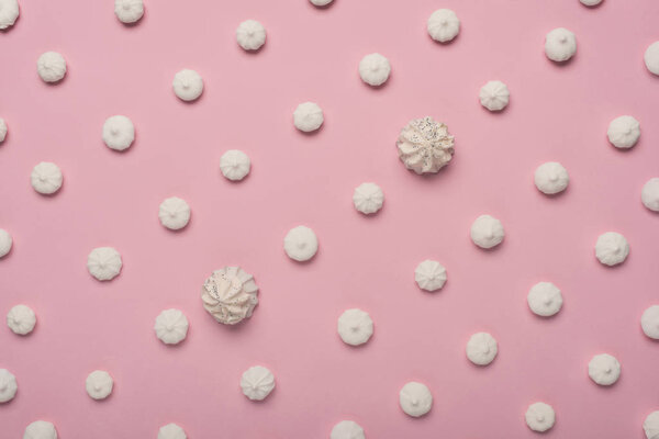 pattern with white marshmallows