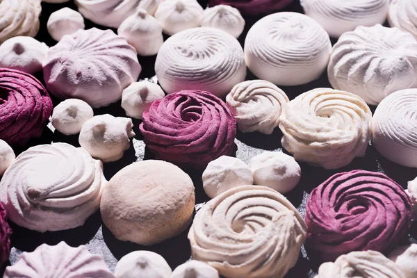 Verschillende marshmallows en zephyr — Stockfoto