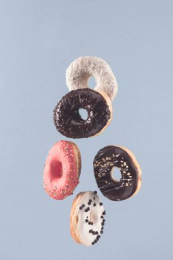 glazed donuts with sprinkles  clipart