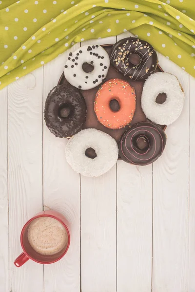 Donuts e café — Fotografia de Stock