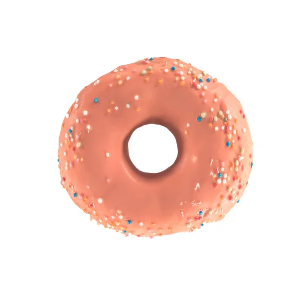 Glazed donut with sprinkles — Stock Photo, Image