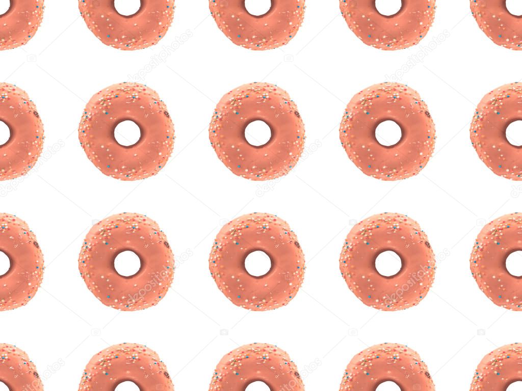 pattern from delicious doughnuts