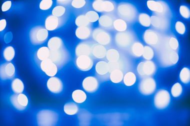 bokeh blue lights clipart