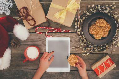 Noel'de kopya alanı ile tablet