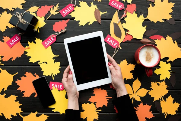 Tablet digital com tela em branco — Fotografia de Stock