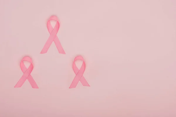 Nastri di sensibilizzazione sul cancro al seno — Foto Stock