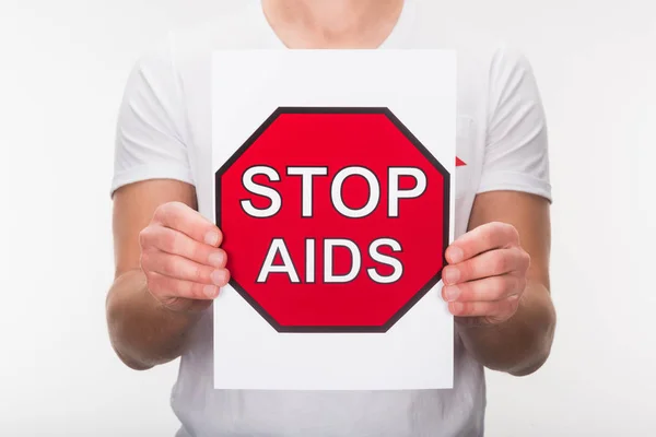 Stop Aids — Stockfoto