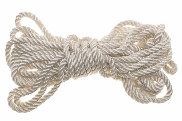 White tied rope — Stock Photo, Image