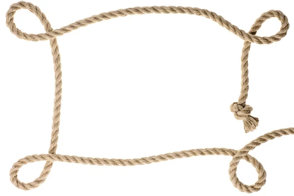 Frame from rope — Stock Photo, Image