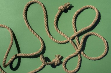 nautical rope with knot clipart