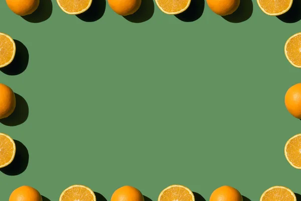 Frame from oranges — Free Stock Photo