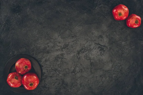 Five pomegranates — Stock Photo, Image