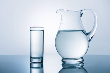 Jug and glass clipart