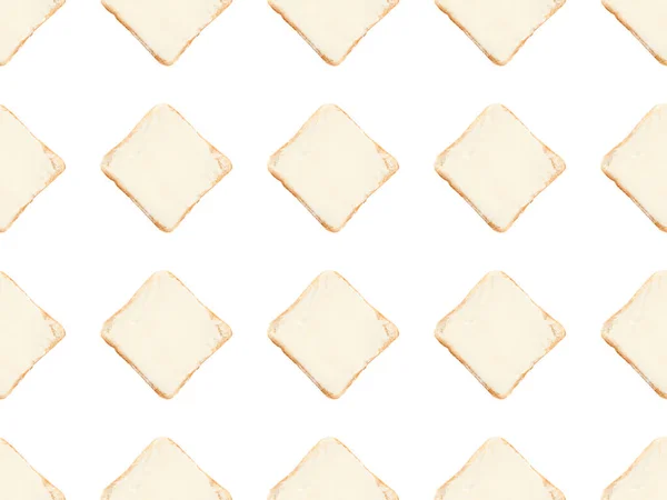Torradas com padrão de manteiga — Fotografia de Stock