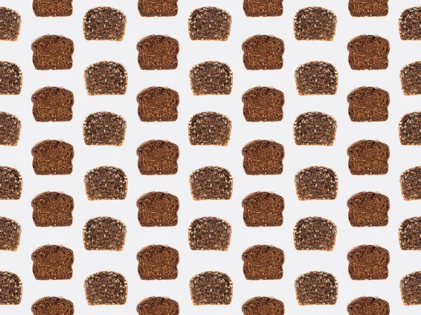 Slices of bread pattern — Stock Photo, Image