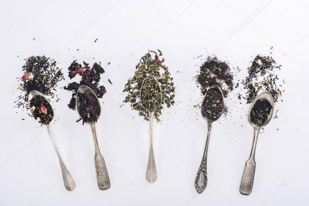 herbal tea and spoons