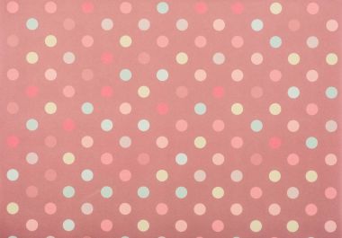 Renkli Daireler pembe üzerinde dekorasyon için kümesi