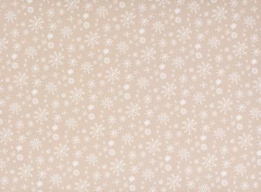 white transparent falling snowflakes on beige clipart