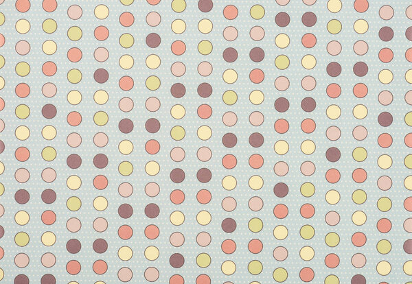 set of seamless colored circles on gray 