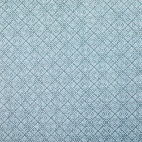 Blaues Wickeldesign Mit Weißem Rautenmuster — Stockfoto