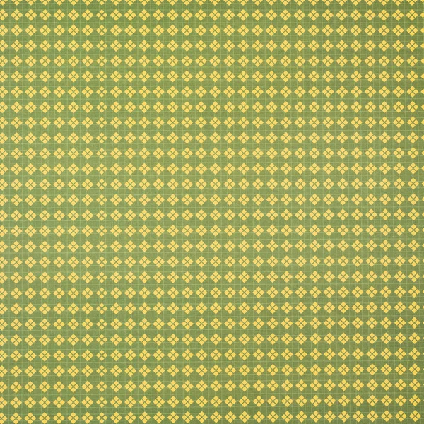 green wrapper design with yellow lozenges