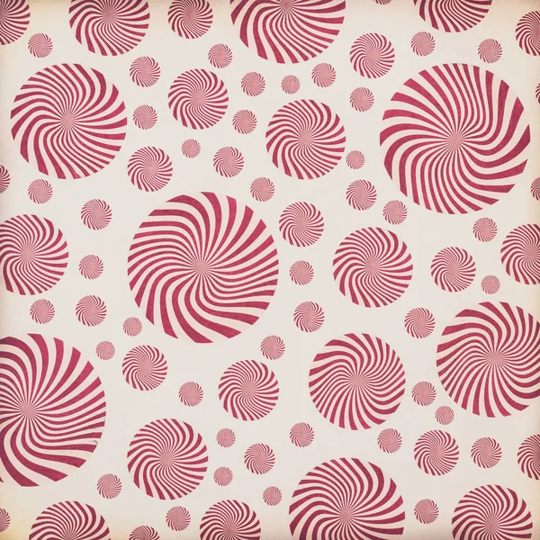 Beige Wrapper Design Red Spin Circles — Stock Photo, Image