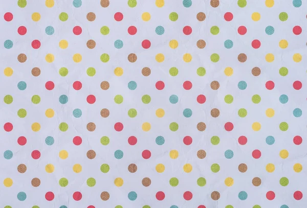 Pink Wrapper Design Colorful Dots — Stock Photo, Image